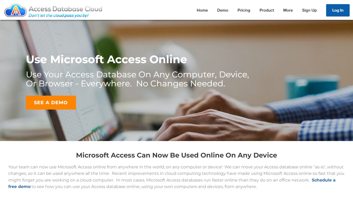 Microsoft Access Online — Virtual Cloud Desktops for Access Databases ...